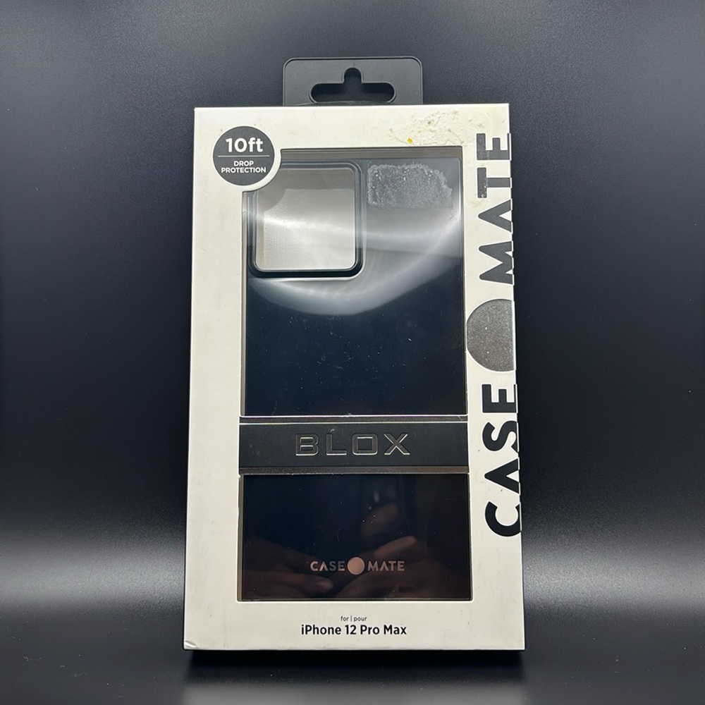 📱 Case-Mate BLOX Case for iPhone 12 Pro Max – Black (New, Box Wear)